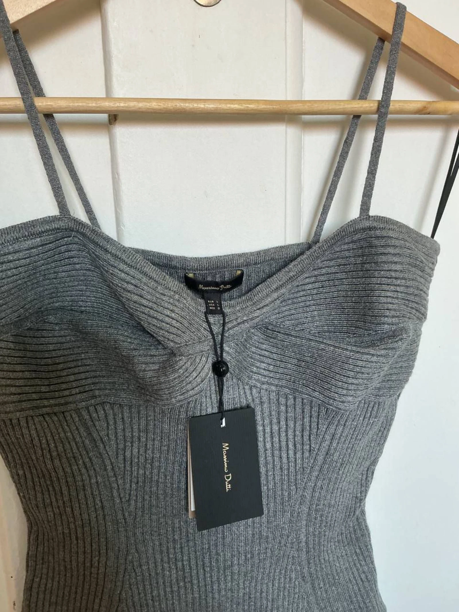 Massimo Dutti Women's Grey Top Size 40 – photo 7